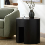 Becki Owens x SURYA Whitly Black Wood End Table