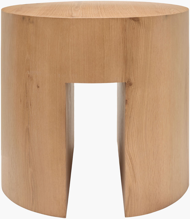 Becki Owens x SURYA Whitly Brown Wood End Table