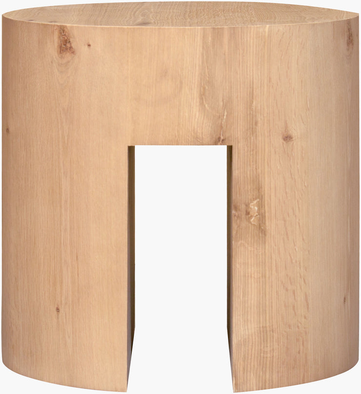 Becki Owens x SURYA Whitly Brown Wood End Table