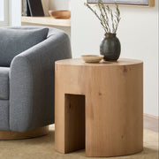 Becki Owens x SURYA Whitly Brown Wood End Table
