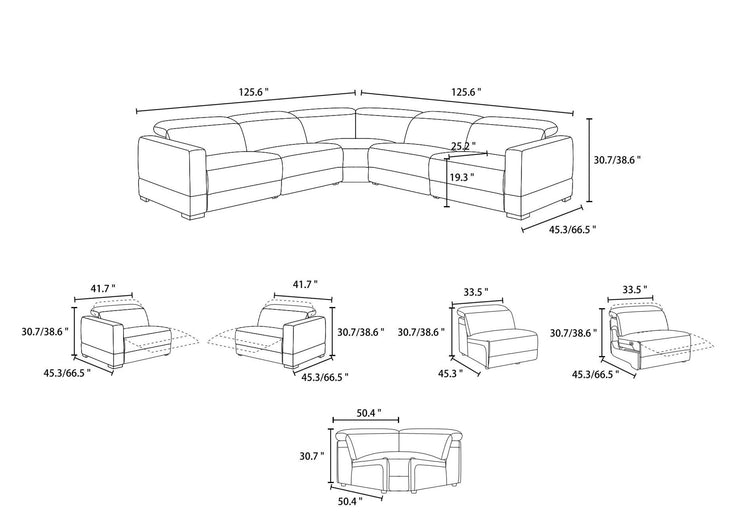 Surya x Becki Owens Collection Lloyd Power Sectional