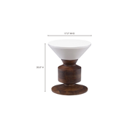 Moe's Home Collection Hippo White Stool