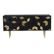 Moe's Home Collection Sapporo Black Sideboard
