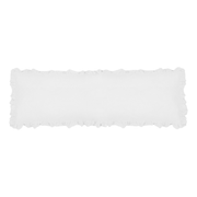 Pom Pom at Home Charlie White Linen Ruffled Duvet Cover and Pillow Shams ~ Available in Twin, Queen and King Sizes