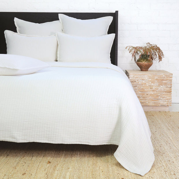 Pom Pom at Home Chatham Cream Matelasse Coverlet and Pillow Shams ~ Available in Twin, Queen and King Sizes