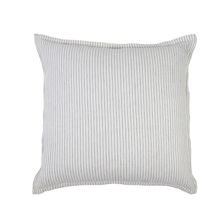 Pom Pom at Home Connor Ivory & Denim Striped Duvet Cover and Pillow Shams ~ Available in Twin, Queen and King Sizes