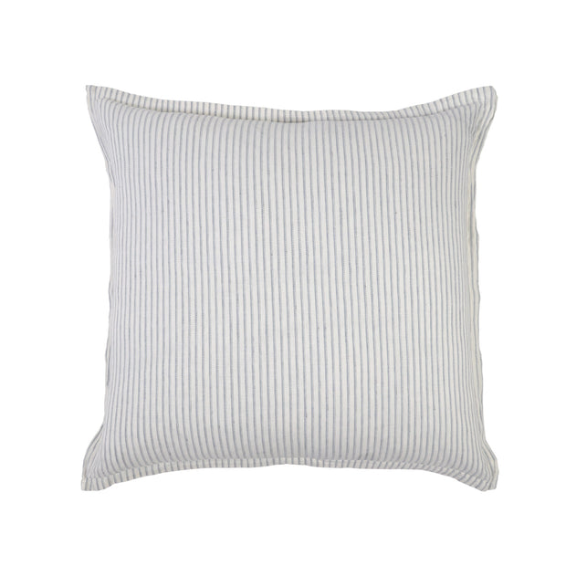 Pom Pom at Home Connor Ivory & Denim Striped Duvet Cover and Pillow Shams ~ Available in Twin, Queen and King Sizes