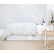 Pom Pom at Home Connor Ivory & Denim Striped Duvet Cover and Pillow Shams ~ Available in Twin, Queen and King Sizes