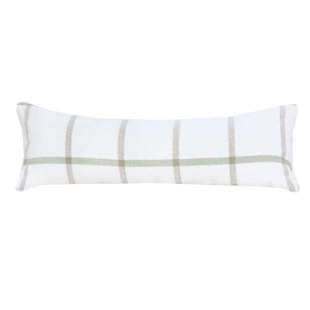 Pom Pom at Home Copenhagen White and Olive Blanket ~ Available in Queen and King Sizes