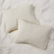 Pom Pom at Home Zuma Cream Blanket & Pillow Shams ~ Available in Twin, Queen and King Sizes