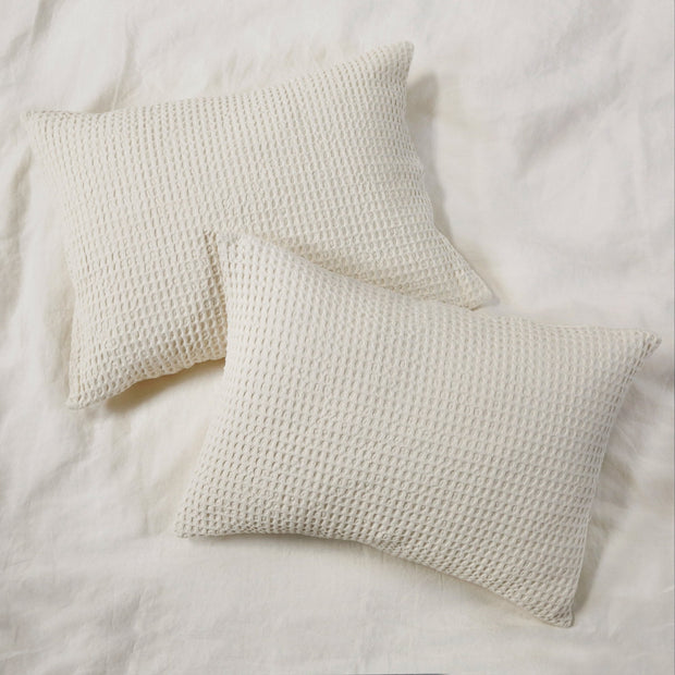 Pom Pom at Home Zuma Cream Blanket & Pillow Shams ~ Available in Twin, Queen and King Sizes