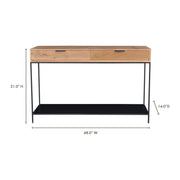 Moe’s Home Collection Joliet Teak Wood Console Table
