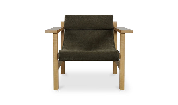 Moe's Home Collection Annex Cedar Green Lounge Chair
