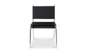 Moe's Home Collection Petra Black Leather Accent Chair