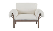 Moe's Home Collection Cardero Ivory Lounge Chair