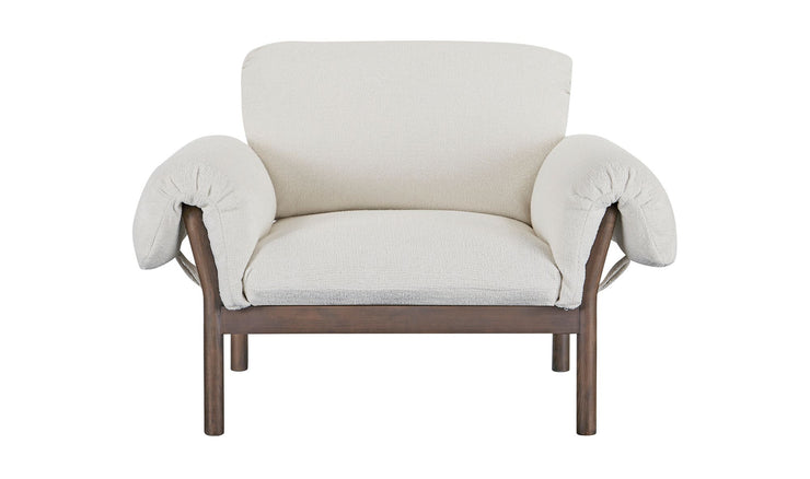 Moe's Home Collection Cardero Ivory Lounge Chair