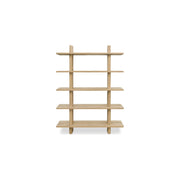 Moe’s Home Collection Casey Large Rustic Oak Bookcase