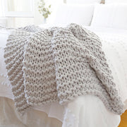 Pom Pom at Home Finn Chunky Hand Knit Throw ~ Available in 4 Colors
