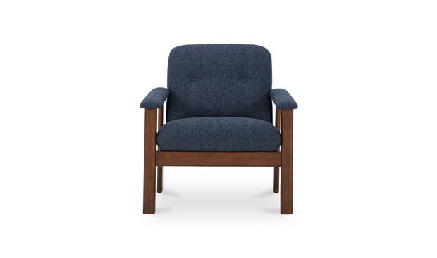 Moe's Home Collection Parker Dark Blue Lounge Chair