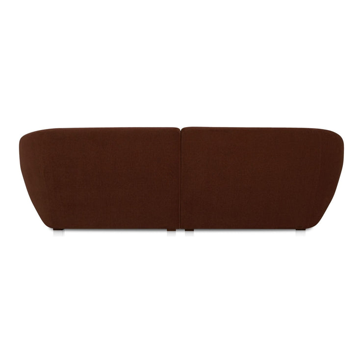 Moe’s Home Collection Amelia Chestnut Double Chaise Modular Sectional