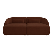 Moe’s Home Collection Amelia Chestnut Double Chaise Modular Sectional