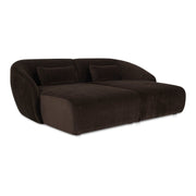 Moe’s Home Collection Amelia Espresso Double Chaise Modular Sectional
