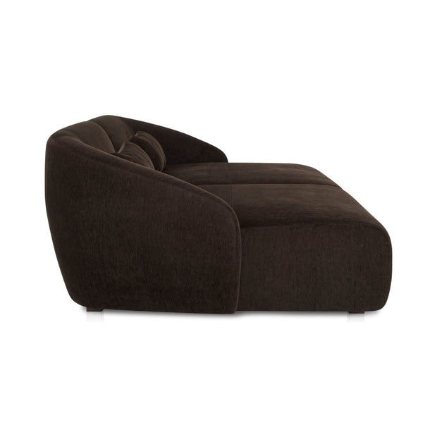 Moe’s Home Collection Amelia Espresso Double Chaise Modular Sectional