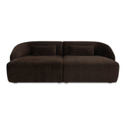 Moe’s Home Collection Amelia Espresso Double Chaise Modular Sectional
