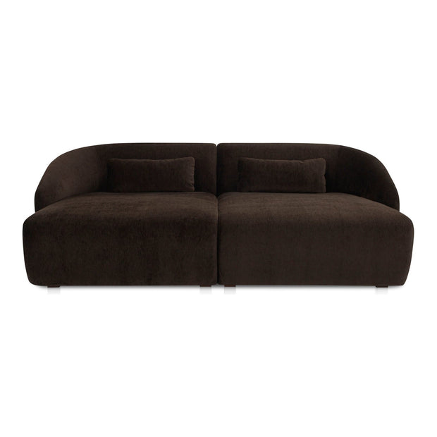 Moe’s Home Collection Amelia Espresso Double Chaise Modular Sectional