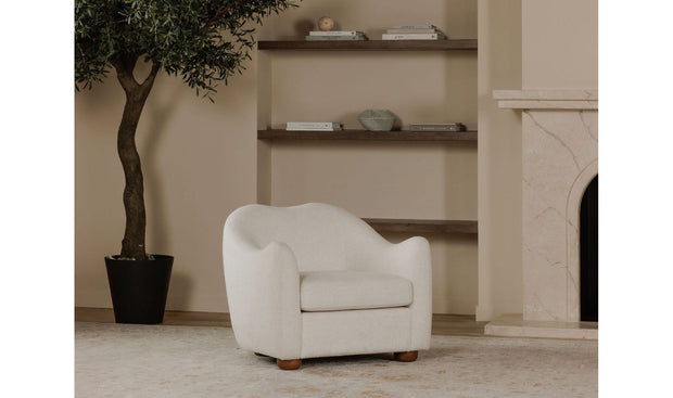 Moe's Home Collection Bria Oatmeal Accent Chair