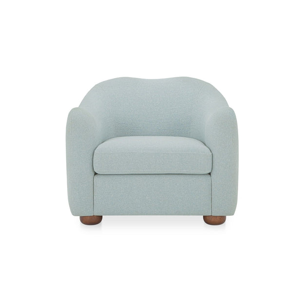 Moe's Home Collection Bria Light Blue Accent Chair