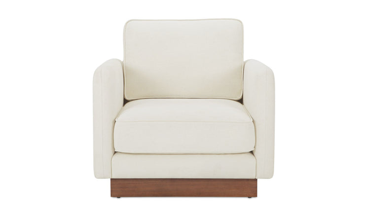 Moe's Home Collection Vernon White Accent Chair