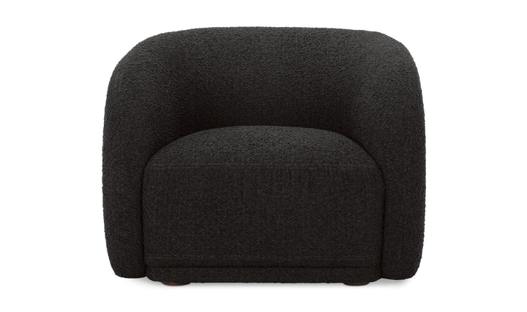 Moe's Home Collection Faye Black Boucle Accent Chair