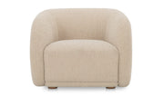 Moe's Home Collection Faye Beige Boucle Accent Chair