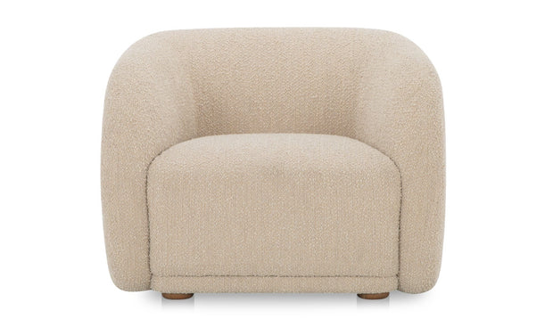 Moe's Home Collection Faye Beige Boucle Accent Chair