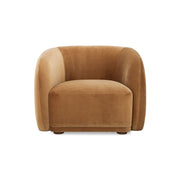 Moe's Home Collection Faye Tan Faux Mohair Accent Chair