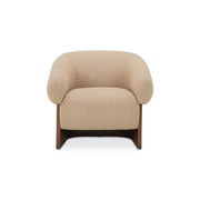 Moe's Home Collection Otto Flecked Tan Boucle Accent Chair