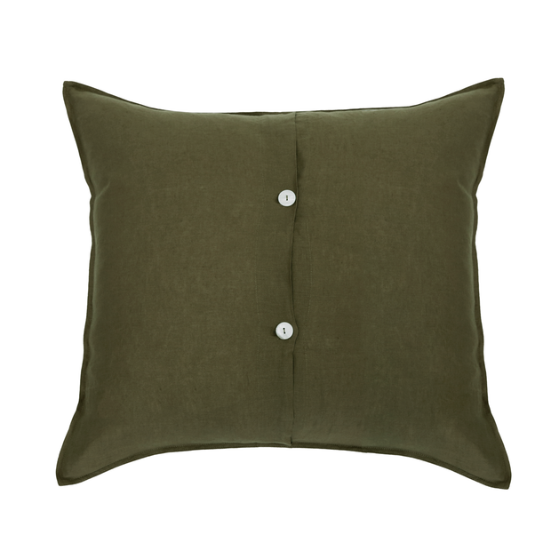 Pom Pom at Home Parker Forest Linen Duvet Cover Set ~ Available in Twin, Queen and King Sizes