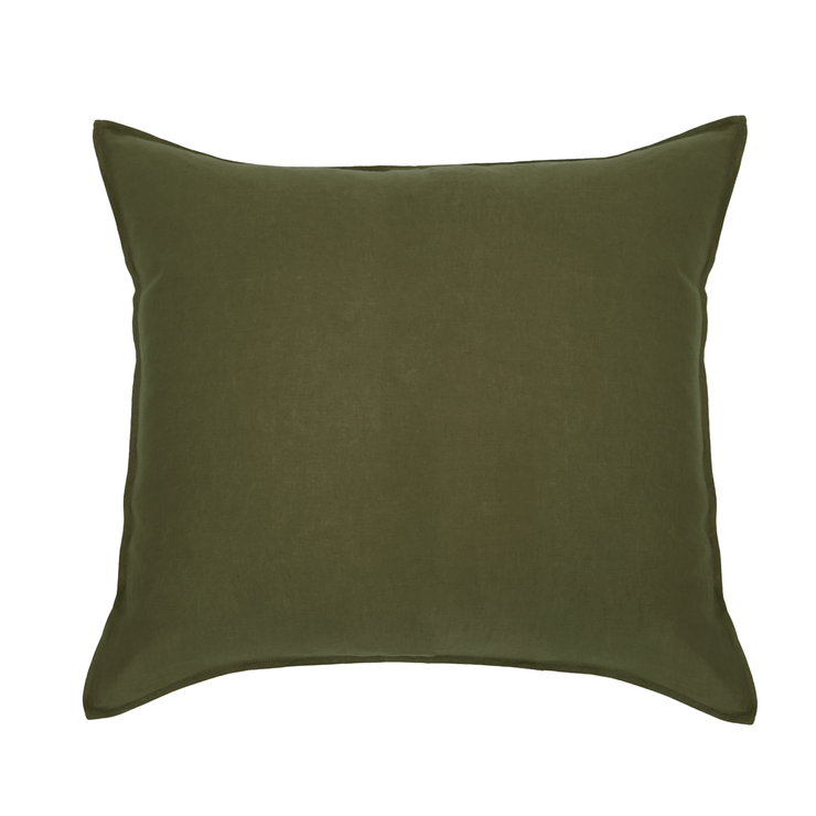 Pom Pom at Home Parker Forest Linen Duvet Cover Set ~ Available in Twin, Queen and King Sizes