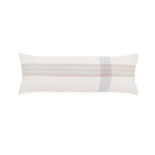 Pom Pom at Home Geneva Ivory and Taupe Plaid Blanket ~ Available in Twin, Queen and King Sizes