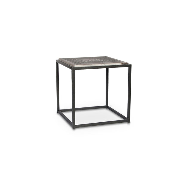 Moe's Home Collection Winslow Grey Marble Side Table