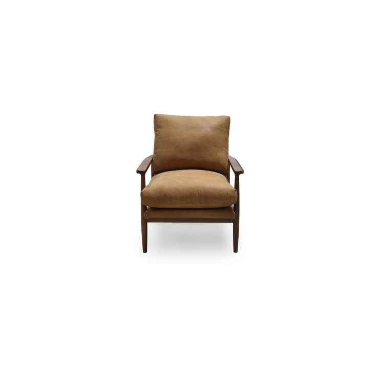 Moe's Home Collection Arturo Tan Leather Accent Chair