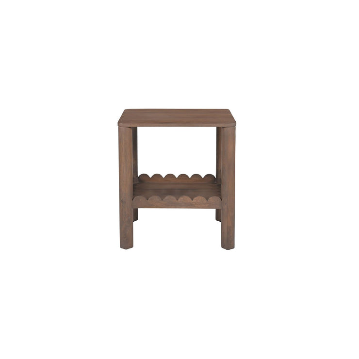 Moe's Home Collection Wiley Vintage Brown Side Table