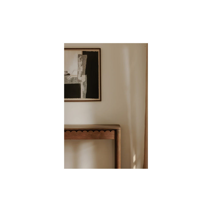 Moe’s Home Collection Wiley Vintage Brown Mango Wood Console Table