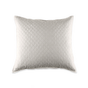 Pom Pom at Home Hampton Flax Linen Diamond Quilted Coverlet and Pillow Shams ~ Available in Twin, Queen and King Sizes