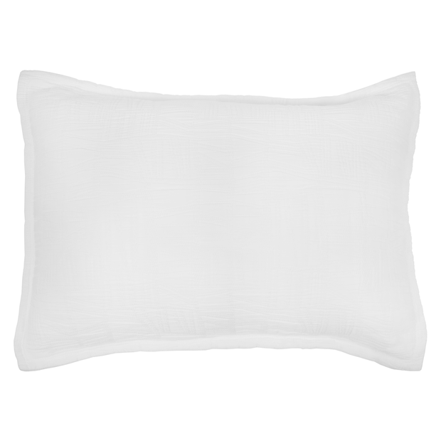 Pom Pom at Home Harbour White Matelasse Coverlet and Pillow Shams ~ Available in Twin, Queen and King Sizes