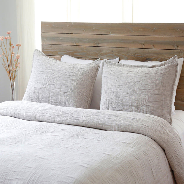 Pom Pom at Home Harbour Taupe Matelasse Coverlet and Pillow Shams ~ Available in Twin, Queen and King Sizes