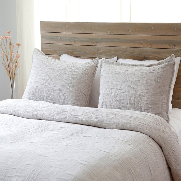 Pom Pom at Home Harbour Taupe Matelasse Coverlet and Pillow Shams ~ Available in Twin, Queen and King Sizes