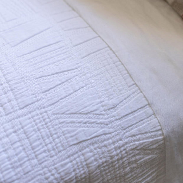 Pom Pom at Home Harbour White Matelasse Coverlet and Pillow Shams ~ Available in Twin, Queen and King Sizes
