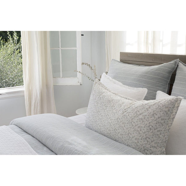 Pom Pom at Home Henley Sky & Ivory Striped Duvet Cover & Pillow Shams ~ Available in Twin, Queen and King Sizes